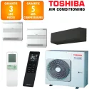 Toshiba Tri-split Shorai RAS-3M26G3AVG-E + RAS-B07P2KVSGB-E + RAS-B10J2FVG-E + RAS-B13J2FVG-E