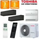 Toshiba Tri-split Shorai RAS-3M18G3AVG-E + 2 RAS-B07P2KVSGB-E + RAS-B10J2FVG-E