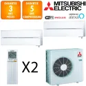 Mitsubishi Bi-split MXZ-4F83VF + MSZ-LN25VGV + MSZ-LN50VGV