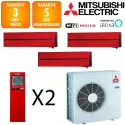 Mitsubishi Tri-split MXZ-6F120VF + 2 X MSZ-LN35VGR + MSZ-LN50VGR