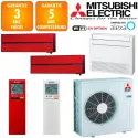 Mitsubishi Tri-split MXZ-6F120VF + MFZ-KT35VG + MSZ-LN35VGR + MSZ-LN50VGR