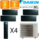 Daikin Quadri-split Emura 5MXM90A + 3 X FTXJ20AB + FTXJ50AB
