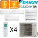 Daikin Quadri-split 4MXM80A + CVXM20A + FTXM20A + CTXM15A + FTXM25A
