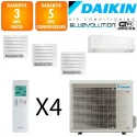 Daikin Quadri-split 5MXM90A + 2 X CVXM20A + CTXM15A + FVXM50B