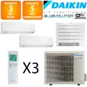 Daikin Tri-split 4MXM68A + CVXM20A + FTXM20A + FTXM35A