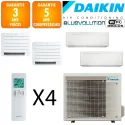 Daikin Quadri-split Stylish 4MXM68A + 2 X CTXA15CW + CVXM20A + FVXM25B