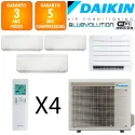 Daikin Quadri-split Stylish 4MXM80A + 2 X CTXA15CW + CVXM20A + FTXA35CW