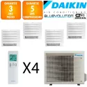 Daikin Quadri-split 5MXM90A + 3 X CVXM20A + FVXM50B