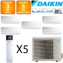 Daikin Quintuple-split Emura 5MXM90A + 4 X FTXJ20AW + FTXJ25AW
