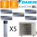 Daikin Quintuple-split Emura 5MXM90A + 4 X FTXJ20AS + FTXJ35AS