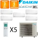 Daikin Quintuple-split 5MXM90A + 5 X CTXM15A