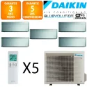 Daikin Quintuple-split Stylish 5MXM90A + 2 X CTXA15BS + FTXA20BS + 2 X  FTXA25BS
