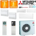 Mitsubishi Quintuple-split MXZ-6F120VF + 2 X MSZ-AY15VGK + 2 X MFZ-KT25VG + MSZ-AP60VGK