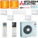 Mitsubishi Quintuple-split MXZ-6F120VF + MSZ-AY20VGK + 3 X MFZ-KT25VG + MFZ-KT35VG
