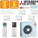 Mitsubishi Sextuple-split MXZ-6F120VF + MSZ-AY15VGK + 5 X MFZ-KT25VG