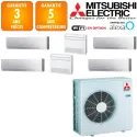 Mitsubishi Sextuple-split MXZ-6F120VF + 4 X MSZ-EF18VGKS + MFZ-KT25VG + MFZ-KT50VG