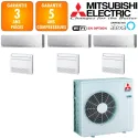 Mitsubishi Sextuple-split MXZ-6F120VF + MSZ-EF18VGKS + 2 X MSZ-EF22VGKS + 2 X MFZ-KT25VG + MFZ-KT35VG