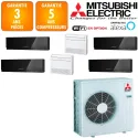Mitsubishi Sextuple-split MXZ-6F120VF + 4 X MSZ-EF18VGKB + MFZ-KT25VG + MFZ-KT50VG