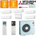 Mitsubishi Sextuple-split MXZ-6F120VF + 5 X MSZ-LN18VGW + MFZ-KT25VG