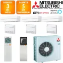 Mitsubishi Sextuple-split MXZ-6F120VF + 3 X MSZ-LN18VGW + 2 X MFZ-KT25VG + MFZ-KT35VG