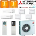 Mitsubishi Sextuple-split MXZ-6F120VF + MSZ-LN18VGW + MSZ-LN25VGW + 4 X MFZ-KT25VG