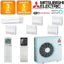 Mitsubishi Sextuple-split MXZ-6F120VF + MSZ-LN18VGW + 5 X MFZ-KT25VG