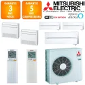 Mitsubishi Quintuple-split MXZ-6F120VF + 2 X MSZ-LN18VGV + MFZ-KT25VG + MSZ-LN25VGV + MFZ-KT50VG