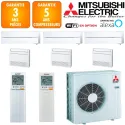 Mitsubishi Sextuple-split MXZ-6F120VF + 2 X MSZ-LN18VGV + MFZ-KT25VG + 2 X MFZ-KT25VG + MSZ-LN35VGV