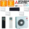 Mitsubishi Quintuple-split MXZ-6F120VF + MSZ-LN18VGB + 3 X MFZ-KT25VG + MFZ-KT50VG