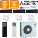 Mitsubishi Sextuple-split MXZ-6F120VF + 3 X MSZ-LN18VGB + 2 X MFZ-KT25VG + MFZ-KT35VG