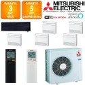 Mitsubishi Sextuple-split MXZ-6F120VF + MSZ-LN18VGB + 5 X MFZ-KT25VG