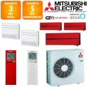 Mitsubishi Quintuple-split MXZ-6F120VF + MSZ-LN18VGR + 2 X MFZ-KT25VG + MSZ-LN25VGR + MSZ-LN35VGR