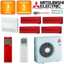 Mitsubishi Quintuple-split MXZ-6F120VF + 4 X MSZ-LN25VGR + MFZ-KT35VG