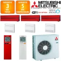 Mitsubishi Sextuple-split MXZ-6F120VF + 2 X MSZ-LN18VGR + MSZ-LN25VGR + 3 X MFZ-KT25VG