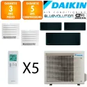 Daikin Quintuple-split Stylish 5MXM90A + 2 X CTXA15CB + FTXA20CB + FVXM25B + FVXM35B