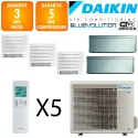 Daikin Quintuple-split Stylish 5MXM90A + CTXA15BS + 3 X FVXM25B + FTXA35BS