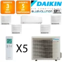 Daikin Quintuple-split 5MXM90A + 3 X CVXM20A + FTXM20A + FVXM35B
