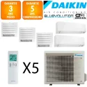 Daikin Quintuple-split 5MXM90A + 2 X CTXM15A + CVXM20A + FVXM25B + FVXM50B