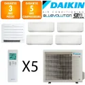 Daikin Quintuple-split Stylish 5MXM90A + 2 X FTXA20CW + CVXM20A + CTXA15CW + FTXA25CW