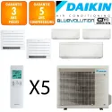 Daikin Quintuple-split Stylish 5MXM90A + 3 X FTXA20CW + CVXM20A + FVXM35B