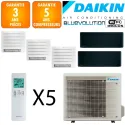 Daikin Quintuple-split Stylish 5MXM90A + 2 X CVXM20A + FTXA20CB + CTXA15CB + FVXM25B