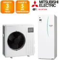 Pompe à chaleur mitsubishi ecodan 10 kw  Eco inverter hydrobox 200 litres R32