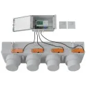 PACK DE REGULATION A 2 ZONES THERMOSTAT BLANC COMPRENANT :