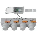 PACK DE REGULATION A 3 ZONES THERMOSTAT BLANC COMPRENANT :