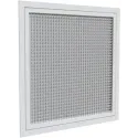 GRILLE DE REPRISE PORTE-FILTRE ALUMINIUM BLANC MAT 600 X 600