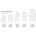 Ezybain nativ boost - Radiateur sèche-serviettes 750 + 1000 W largeur 500 blanc