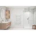 NAO-3EO sèche-serviettes fluide 500W - blanc - largeur 500 mm