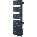 Sèche-serviettes connecté Nefertiti mât à droite 500W bleu profond