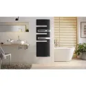 Radiateur sèche-serviettes co. Serenis Premium mât à droite 1750W noir 2025