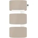 Radiateur sèche-serviettes connecté Amarilis mât à gauche 650W beige/blanc
